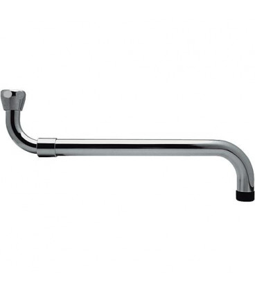 Ecoulement extractible, laiton chrome joint plat 3/4" x 280 - 480 mm"