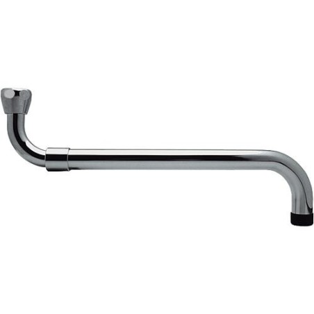 Ecoulement extractible, laiton chrome joint plat 3/4" x 280 - 480 mm"