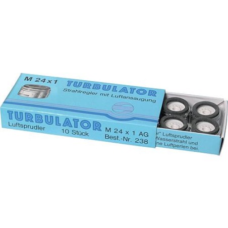 Mousseur avec aspiration d'air M 24 x 1 male - 10 pcs sans certificat de controle