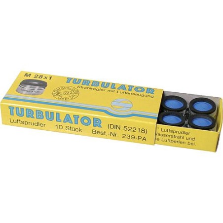 Mousseur avec aspiration d'air M 28 x 1 mâle 10 pcs avec certificat de controle