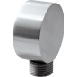 Coude de raccord mural inox-round