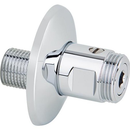 Raccord excentrique DN15(1/2")male x DN20(3/4")male emballage : 1 pieces, chrome