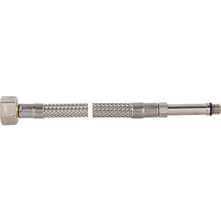 tuyau flexible de raccord ecrou chapeau 3/8" x M 8, KTW-A 350 mm, nipple filete mae long