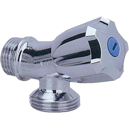 Robinet machine à laver WATTS 1/2"- 3/4" finition polie/chromée