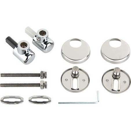 Charniere de rechange Softclose pour abattant WC universel Evenes, Urucula et Vermelho