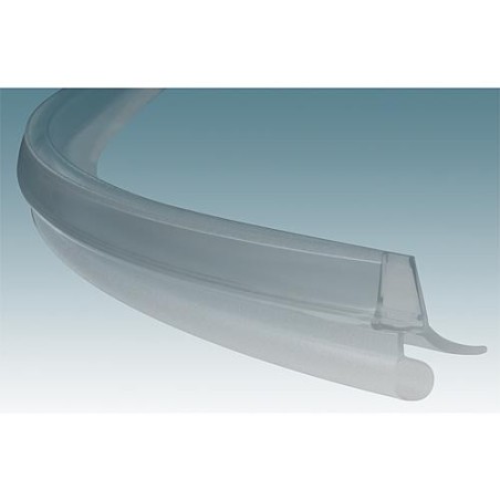 Profilé d'étanchéité hydrofuge 8867KUO coudé pour quart de cercle