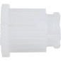 Douille Dronbracht, blanc pour tete ceramique et chambre de graisse