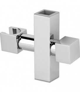Glisseur de douchette pour 93 726 44, kit colonne de douche CUBE, 20 x 20 mm