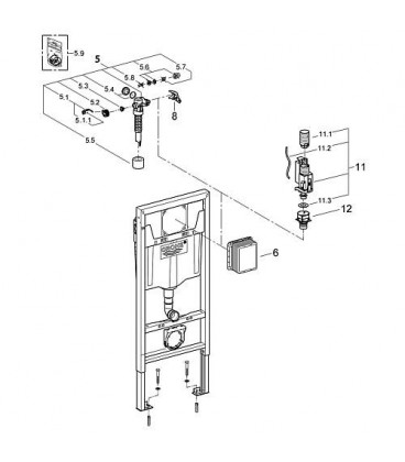 Paquet de revision Grohe 66791 Ref 66791000