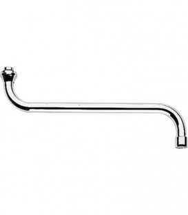Bec en S Grohe 13017 saillie 301mm, raccord, 3/4" chromé
