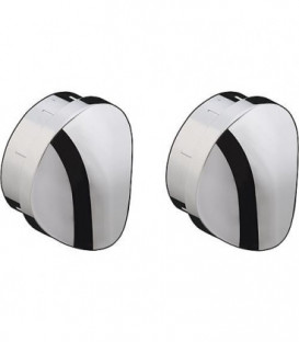 Couvercle Hansgrohe, chrome pour barre de douche Unica's 2 pcs