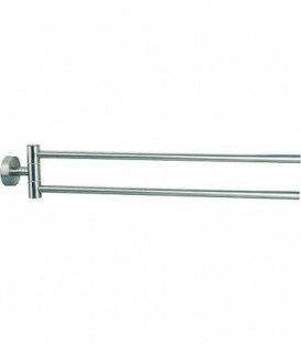 Porte-serviette Axial 2 bras, saillie 500mm avec fixation