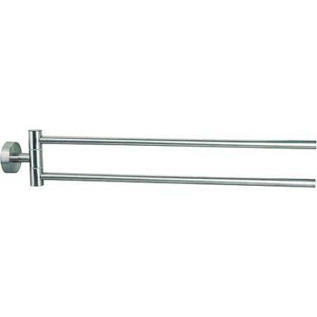 Porte-serviette Axial 2 bras, saillie 500mm avec fixation