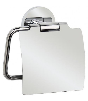 support Dérouleur papier WC Laiton chromé avec couvercle
