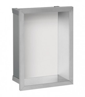 Niche mural, paroi vitree blanche, profondeur 100mm, lxh: 235x325mm