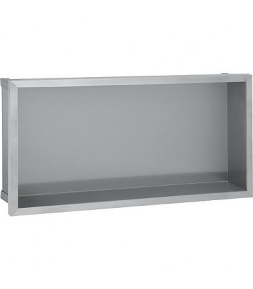 Niche mural, paroi vitree blanche profondeur 150mm, lxh: 625x325mm