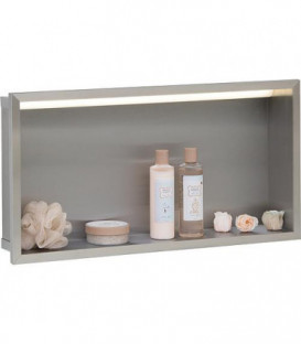Niche murale avec éclairage LED Profondeur 150mm, 69 lumen, 230V, 5.52W lxh: 625x325 mm