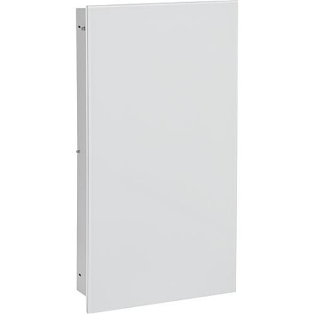 Niche murale, 1 porte blanche verre 2 casiers, profondeur 150 mm lxh : 323x625 mm