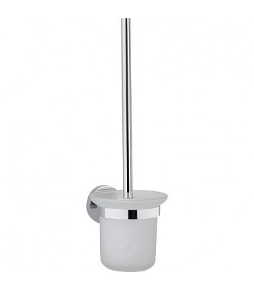 Garniture de brosse WC RUMBA vec support mural Laiton chromé