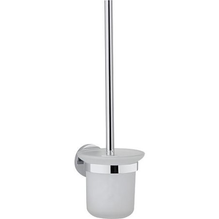 Garniture de brosse WC RUMBA vec support mural Laiton chromé