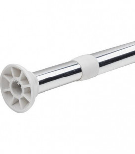 Tringle ressort ESOM 25 mm 1250-2200mm ajustable jusqu'a 200mm, blanc