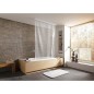 Rideau de douche Design pour cassette vide, blanc, 1280x2400 mm EMAGA 100% Vinyle