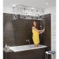 Rideau de douche Design pour cassette vide, blanc, 1280x2400 mm EMAGA 100% Vinyle