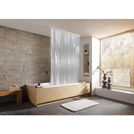 Rideau de douche Design pour cassette vide, nacre, 1280x240 mm EMAGA 100% Vinyle