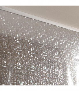 Rideau de douche Design pour cassette vide, nacre, 1280x240 mm EMAGA 100% Vinyle