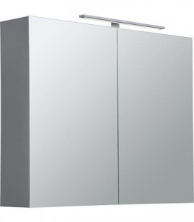 Reglette d'eclirage pour meuble Blanda 400, LED, 6,75W, aluminium, cable 1m