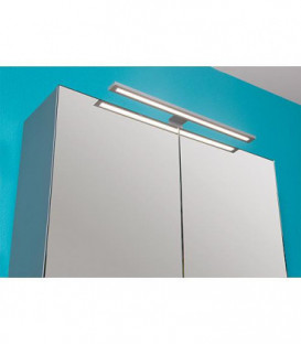 Reglette d'eclirage pour meuble Blanda 400, LED, 6,75W, aluminium, cable 1m