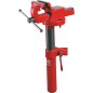 Support hauteur reglable automat. pour étau Superior 140 pivotant 360°