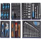 Jeu d'outils GEDORE 104 pieces en module plastique ABS