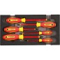 Kit tournevis GEDORE red 6 pcs fente/Phillips VDE