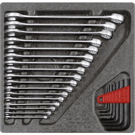 Jeu de clé mixte et tournevis d'angle GEDORE red, 26 pcs