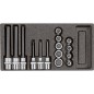 Kit insert tournevis GEDORE red 15 pcs 1/2"