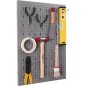 Systeme support outils lxpxh 400x16x55 mm StorePlus Flex M60, gris argent