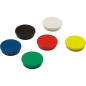 Aimant Dim 30 x 8 mm Couleur rouge, 1 piece
