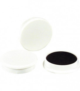 Aimant Dim 30 x 8 mm Couleur blanc, 1 piece