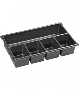 Petits compartiments pour XL-BOXX en plastique avec 5 creux
