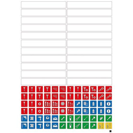 Kit étiquetage convient pour tous les L-Box et XL-Box
