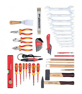 Kit outils GEDORE red electrotechnique 42 pieces avec mallette a outils