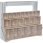 Console de rangement murale L : 610mm, h : 500mm
