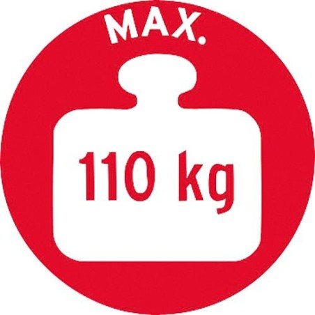 Treteau en acier MB 110 max. 110KG, hauteur 71cm Surface d'appui 63 cm
