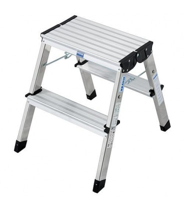 Echelle double pliante H de travail 2,44 H reelle 0,44 2x2 marches