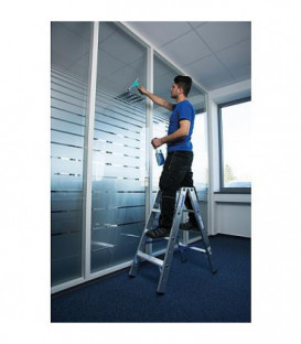 Escabeau double H de travail 3,65 H d'echelle 1,90 2x8 marches