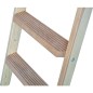 Echelle double, bois H de travail 4,03 H reelle 2,70 Longueur 2,80 marches 2x10