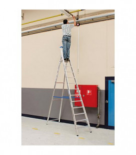 Escabeau H de travail 3,90 H reelle 1,90 Longueur 2,71 marches 8