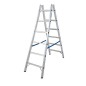 Echelle double H de travail 3,55 H d'echelle 1,95 2x7 echelons