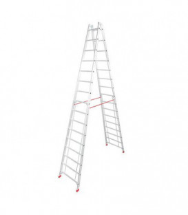 Echelle double H de travail 6,15 H d'echelle 4,48 2x16 echelons